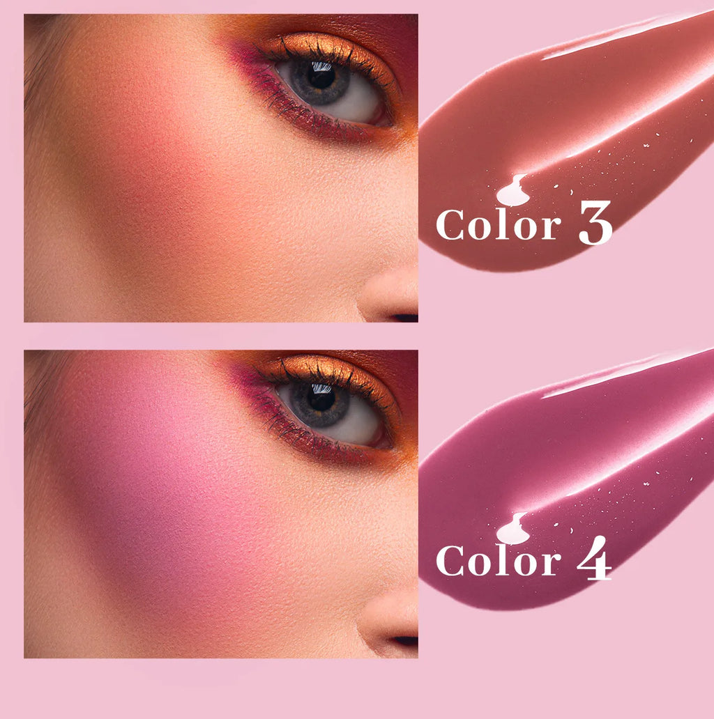 Liquid Blush Multi-color Matte Blush Liquid Long-lasting Easy to Apply Makeup Pinkish Color Brightening Natural Cosmetics