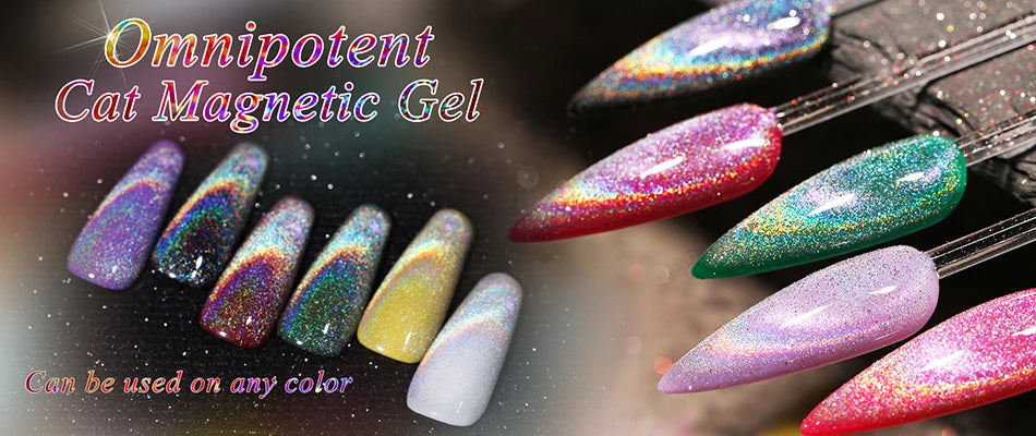 BORN PRETTY, 1 unidad, palo magnético de gato fuerte, mango negro, placa de efecto 9D para gato, tablero de Arte de uñas de Gel magnético, herramienta artística de uñas DIY