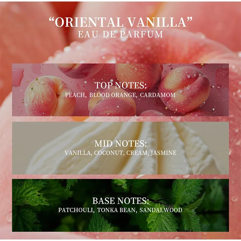 Perfume De aceite esencial Roll-on Gourmet, vainilla, coco, palomitas De maíz, leche, galletas, crema, melocotón, avena, almendra, agua fresca De Toilette, 10ml