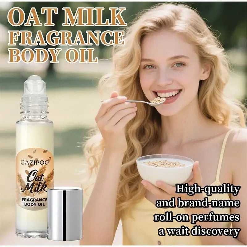 Perfume De aceite esencial Roll-on Gourmet, vainilla, coco, palomitas De maíz, leche, galletas, crema, melocotón, avena, almendra, agua fresca De Toilette, 10ml