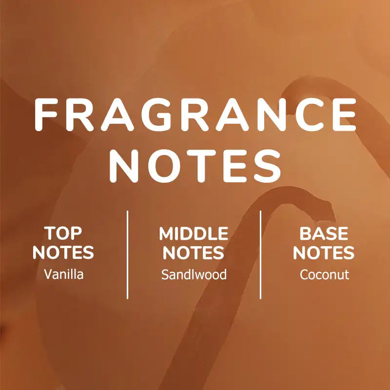 KOEC Fragancia de vainilla y coco Perfume de niebla Refrescante Hidratante Notas triples Fragancias de plantas Propileno Glicol