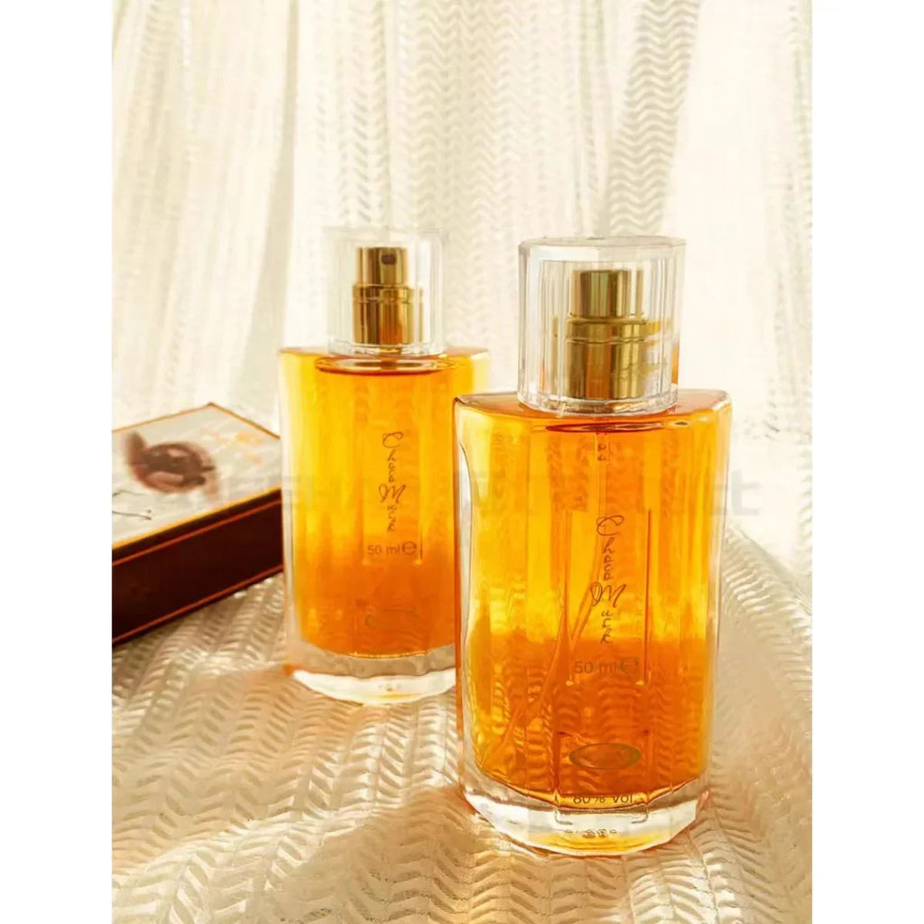 Perfume de lujo para mujer, fragancia de Chocolate y almizcle con notas de rosa y vainilla, Perfume de Colonia árabe de Dubái, 50ml