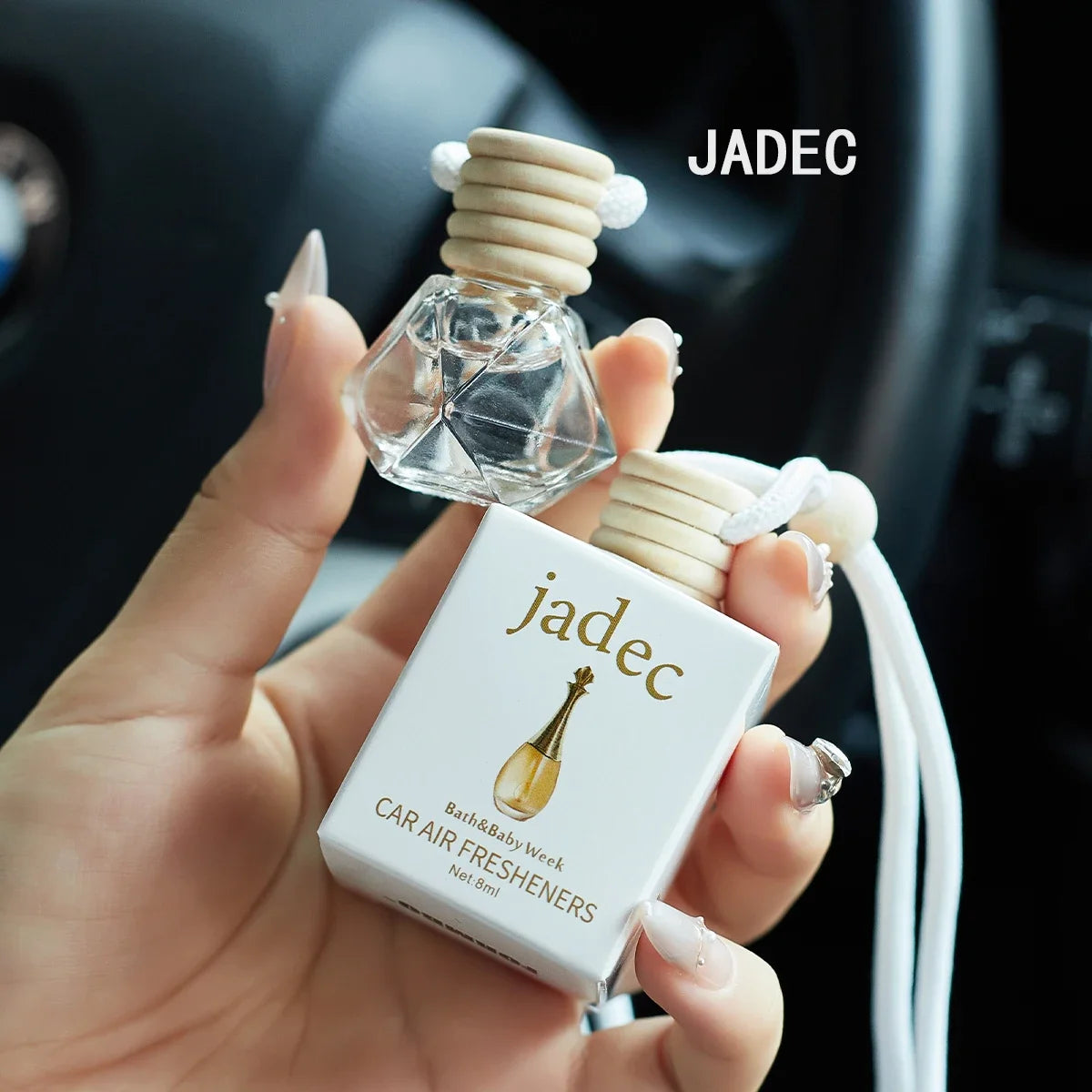 Perfume Perfume para coche, una fragancia para automóvil utilizada para accesorios de interior de automóvil, un ambientador para automóvil a largo plazo, mantiene encantadora y fresca