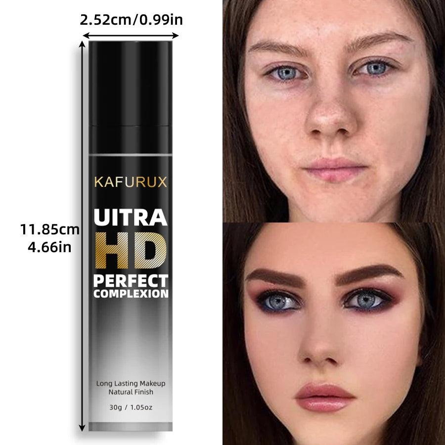 Crema de Base facial de 8 colores, Control de aceite, crema BB Natural resistente al agua, corrector duradero, líquido, cobertura completa, Base mate, maquillaje