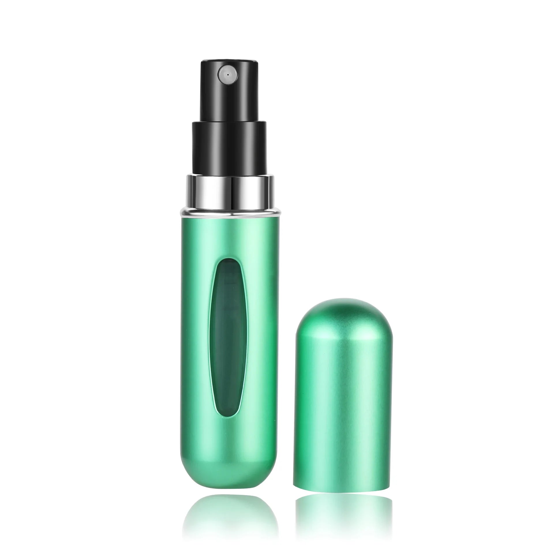 Botella pulverizadora de perfume de viaje portátil de 5 ml con herramientas para el cuidado de la piel, cómoda y fácil de transportar, ideal para uso y retocaciones en movimiento
