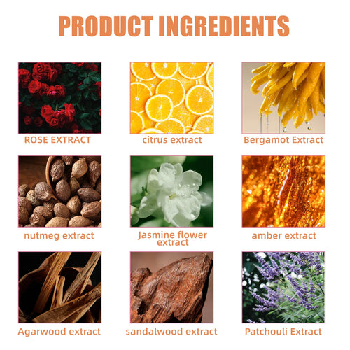 Aceite de perfume árabe Oudh dorado: aroma de ámbar y rosa, fragancia unisex duradera. Fórmula de ingredientes naturales para uso prolongado.
