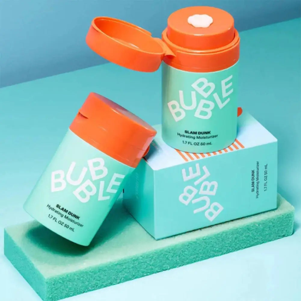 Crema facial hidratante de burbujas, gel hidratante con niacinamida para mejorar la textura de la piel y el brillo, crema para ojos, cuidado diario de la piel