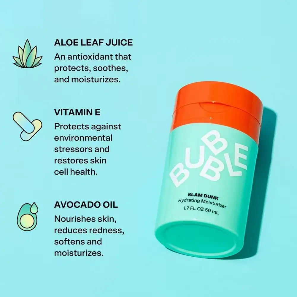 Crema facial hidratante de burbujas, gel hidratante con niacinamida para mejorar la textura de la piel y el brillo, crema para ojos, cuidado diario de la piel