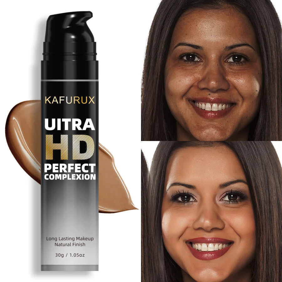 Crema de Base facial de 8 colores, Control de aceite, crema BB Natural resistente al agua, corrector duradero, líquido, cobertura completa, Base mate, maquillaje