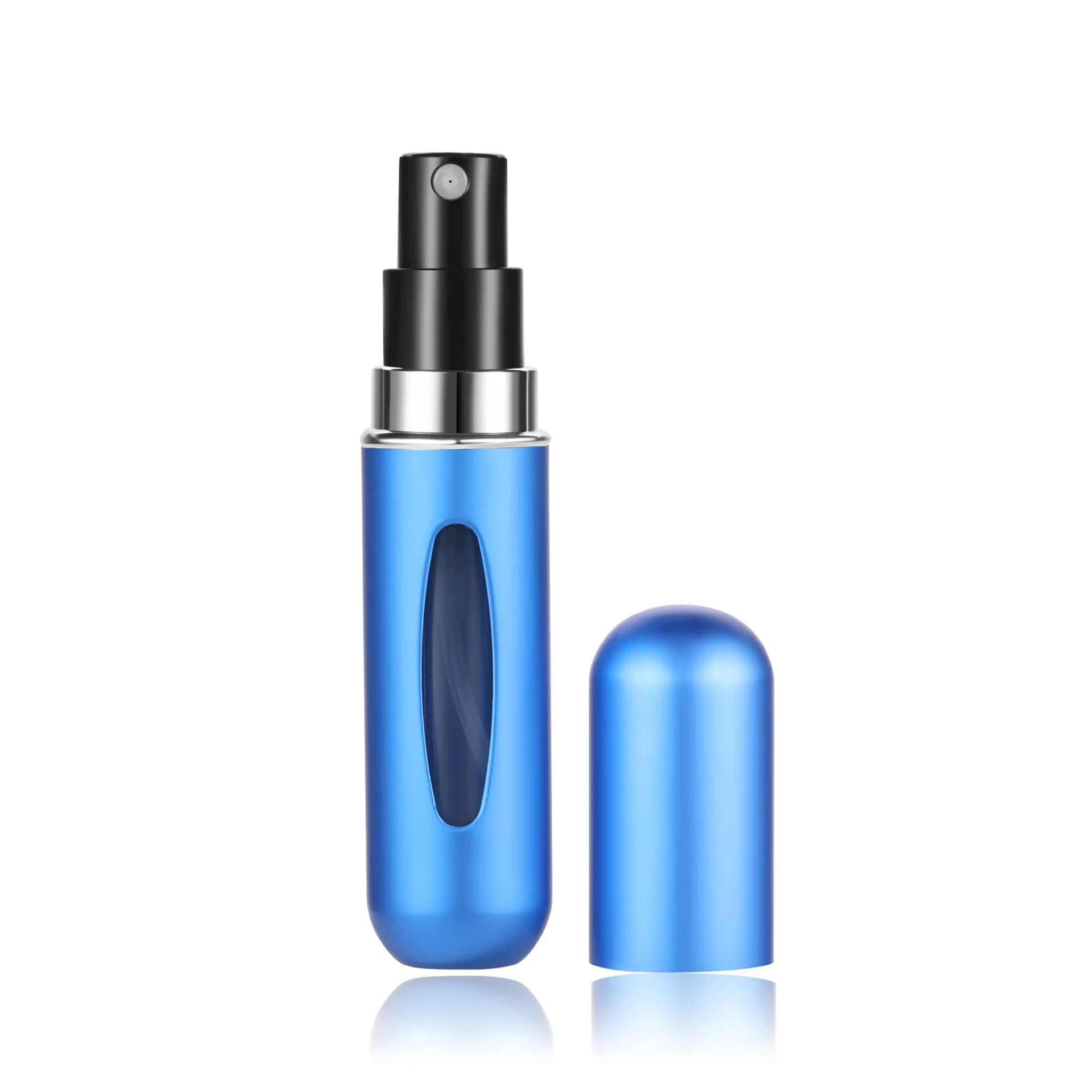 Botella pulverizadora de perfume de viaje portátil de 5 ml con herramientas para el cuidado de la piel, cómoda y fácil de transportar, ideal para uso y retocaciones en movimiento