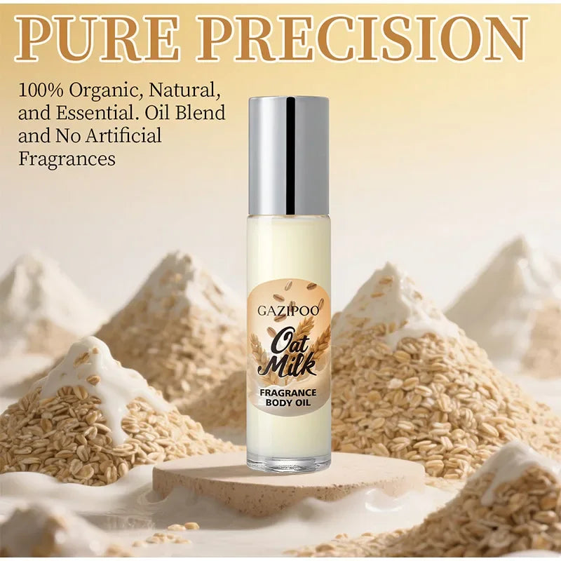 Perfume De aceite esencial Roll-on Gourmet, vainilla, coco, palomitas De maíz, leche, galletas, crema, melocotón, avena, almendra, agua fresca De Toilette, 10ml