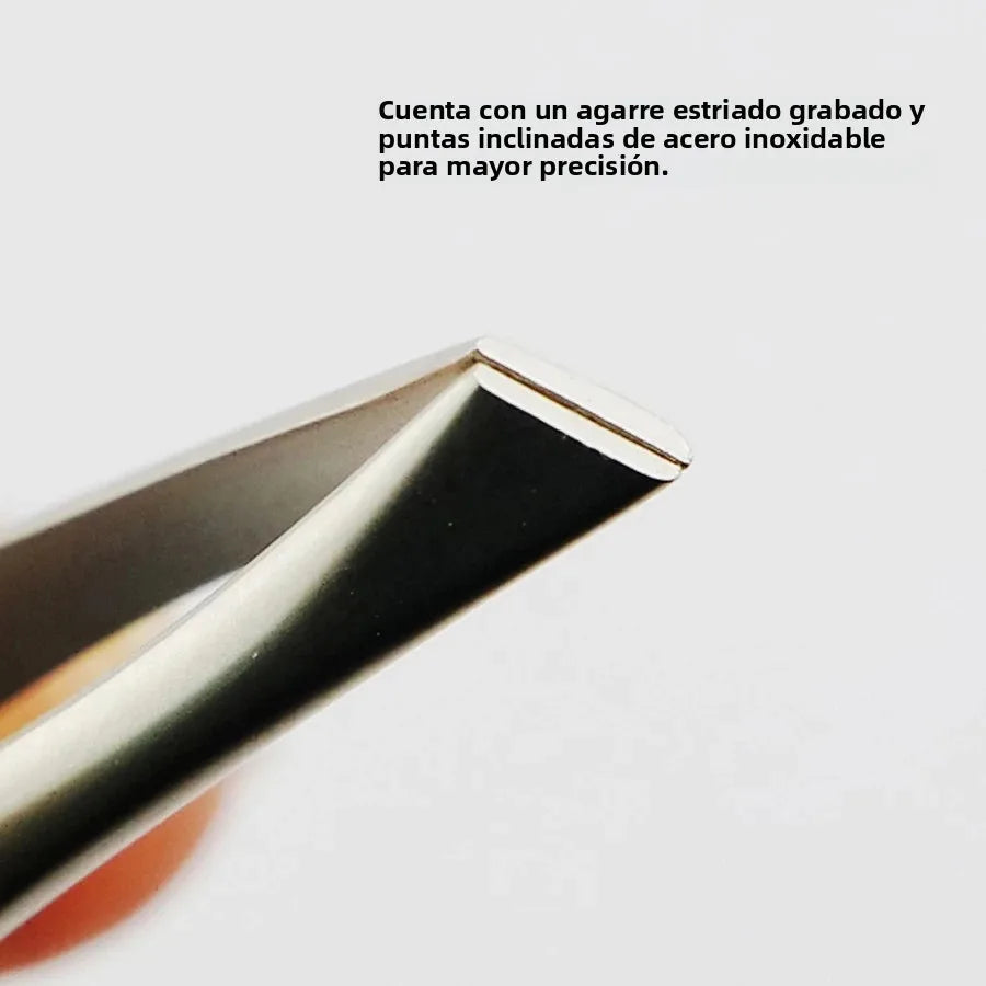 Pinzas para cejas con luz LED, herramienta de belleza precisa y iluminada para dar forma a las cejas