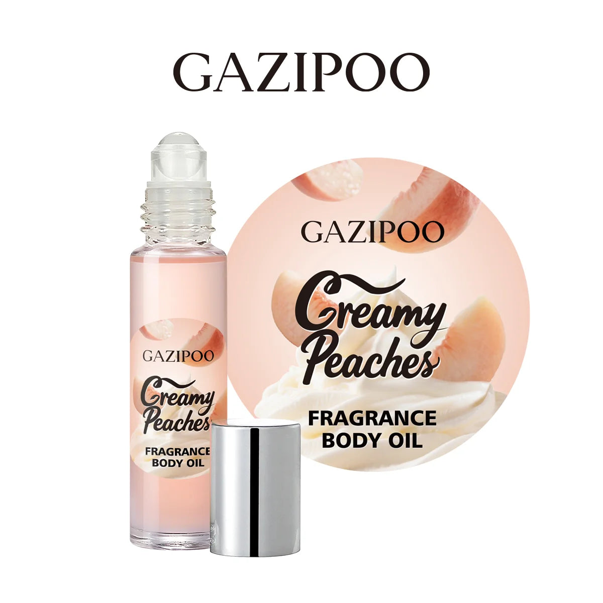 Fragancia cremosa de melocotón de 10 ml para mujer, fresca y delicada, muy recomendada como regalo.