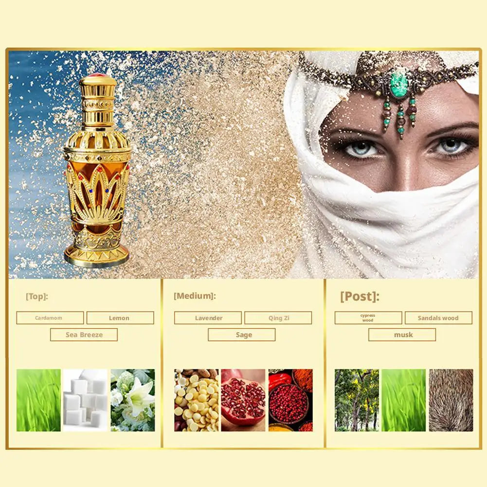 Perfume árabe de Oriente Medio para mujer, fragancia elegante de larga duración, sándalo, citas, niebla de feromonas Sexy