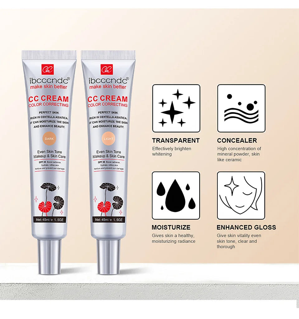 Erborian Cc Cream Centella Corea maquillaje femenino para la cara cosméticos humectantes corrector Base de cobertura completa