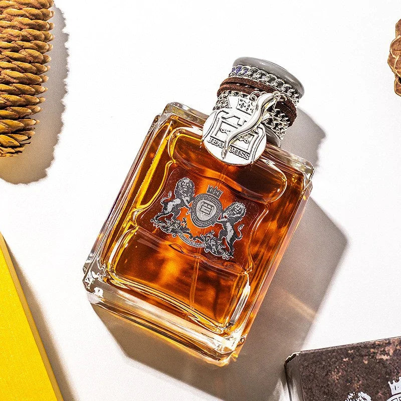 Perfume para hombre, 100ML, ébano, Perfume de sándalo para hombre, aerosol, feromonas de coqueteo, Romance de larga duración, atrae las mujeres, regalo del Día de San Valentín