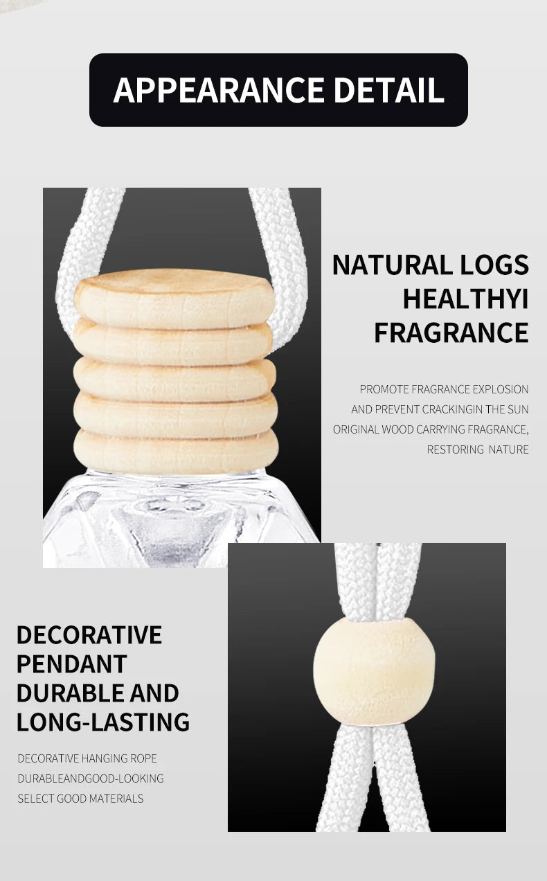 Perfume Perfume para coche, una fragancia para automóvil utilizada para accesorios de interior de automóvil, un ambientador para automóvil a largo plazo, mantiene encantadora y fresca