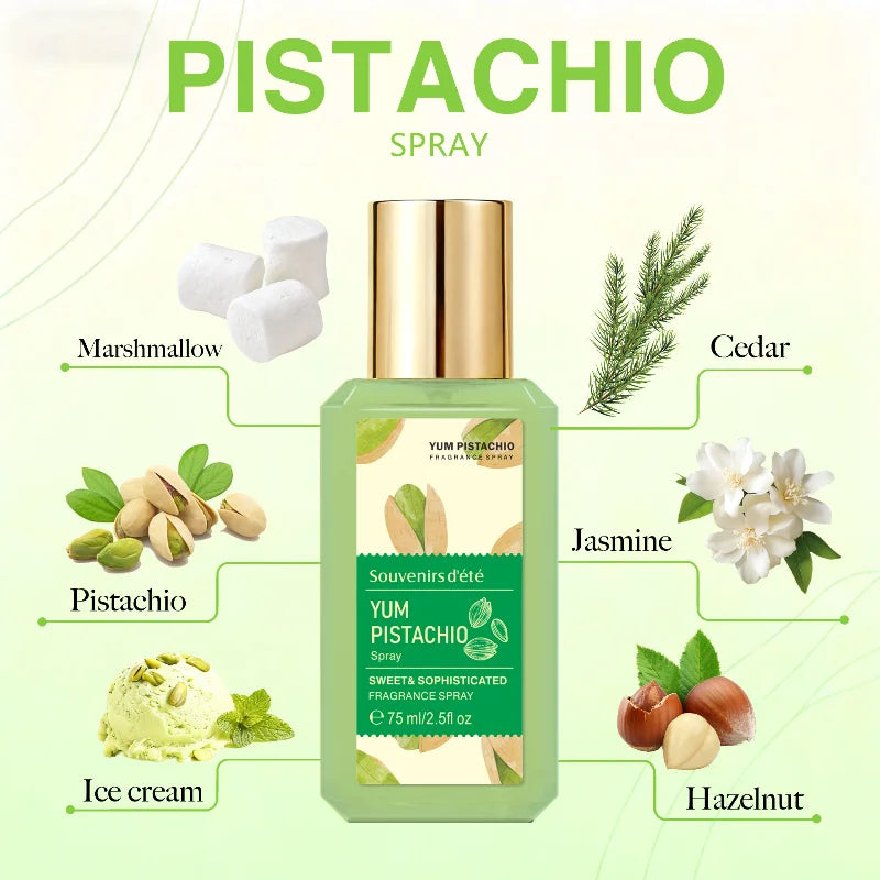 Aroma De caramelo fragancia para mujer Spray duradero caramelo Natural Chocolate y crema panqueque Gourmet Eau De Toilette Perfume Unisex