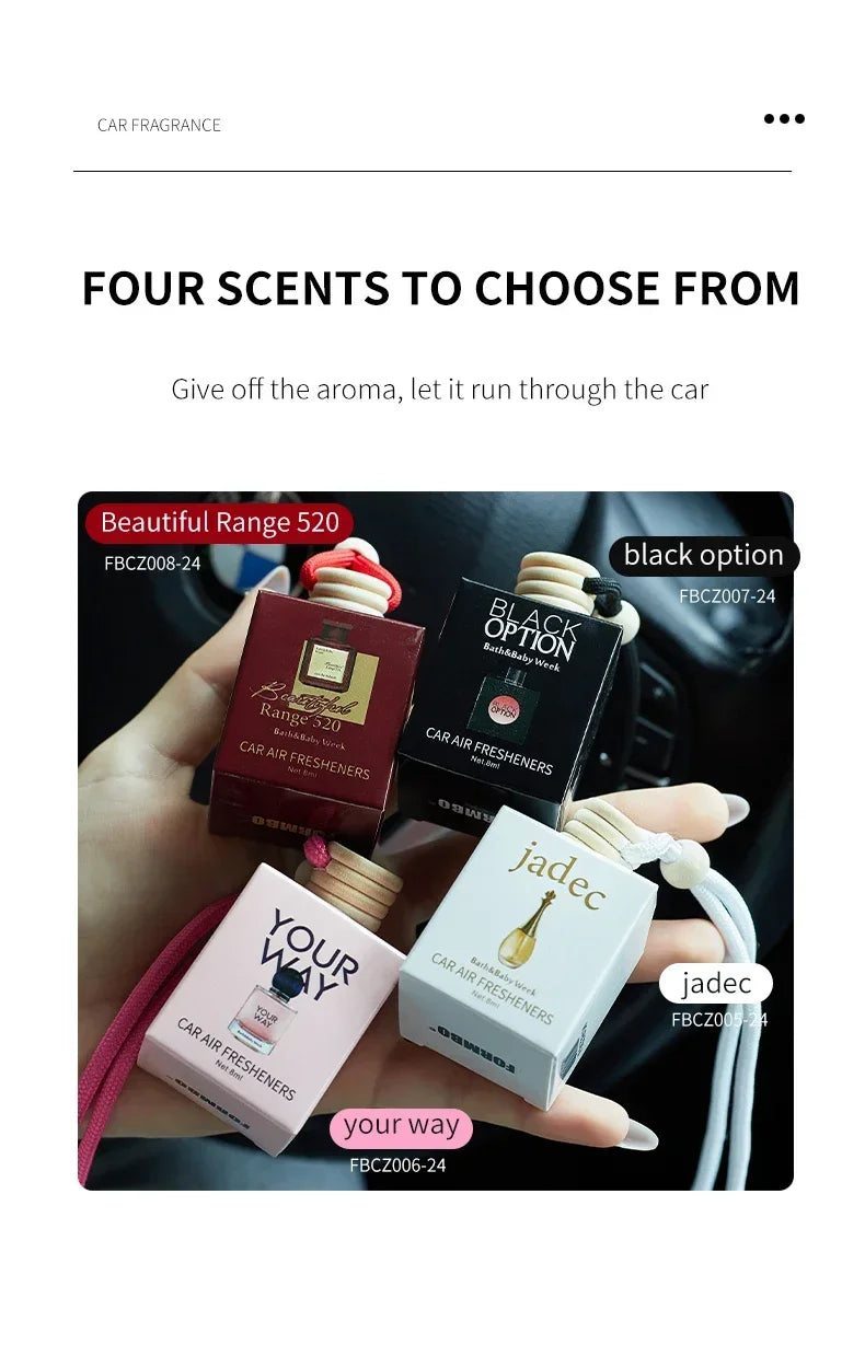 Perfume Perfume para coche, una fragancia para automóvil utilizada para accesorios de interior de automóvil, un ambientador para automóvil a largo plazo, mantiene encantadora y fresca