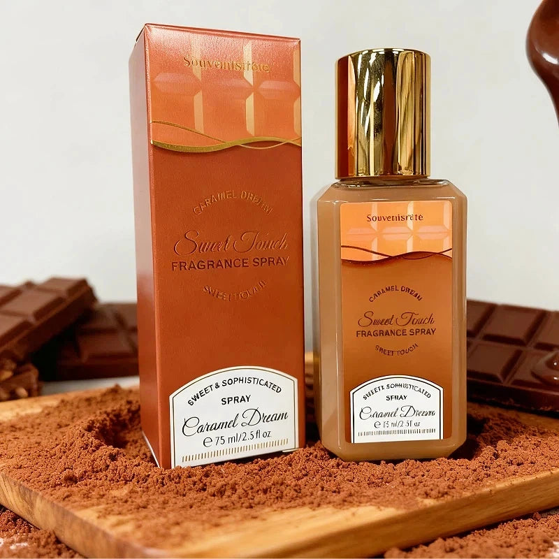 Aroma De caramelo fragancia para mujer Spray duradero caramelo Natural Chocolate y crema panqueque Gourmet Eau De Toilette Perfume Unisex