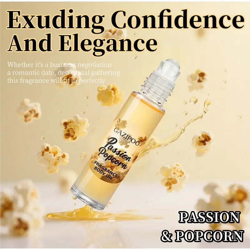 Perfume De aceite esencial Roll-on Gourmet, vainilla, coco, palomitas De maíz, leche, galletas, crema, melocotón, avena, almendra, agua fresca De Toilette, 10ml