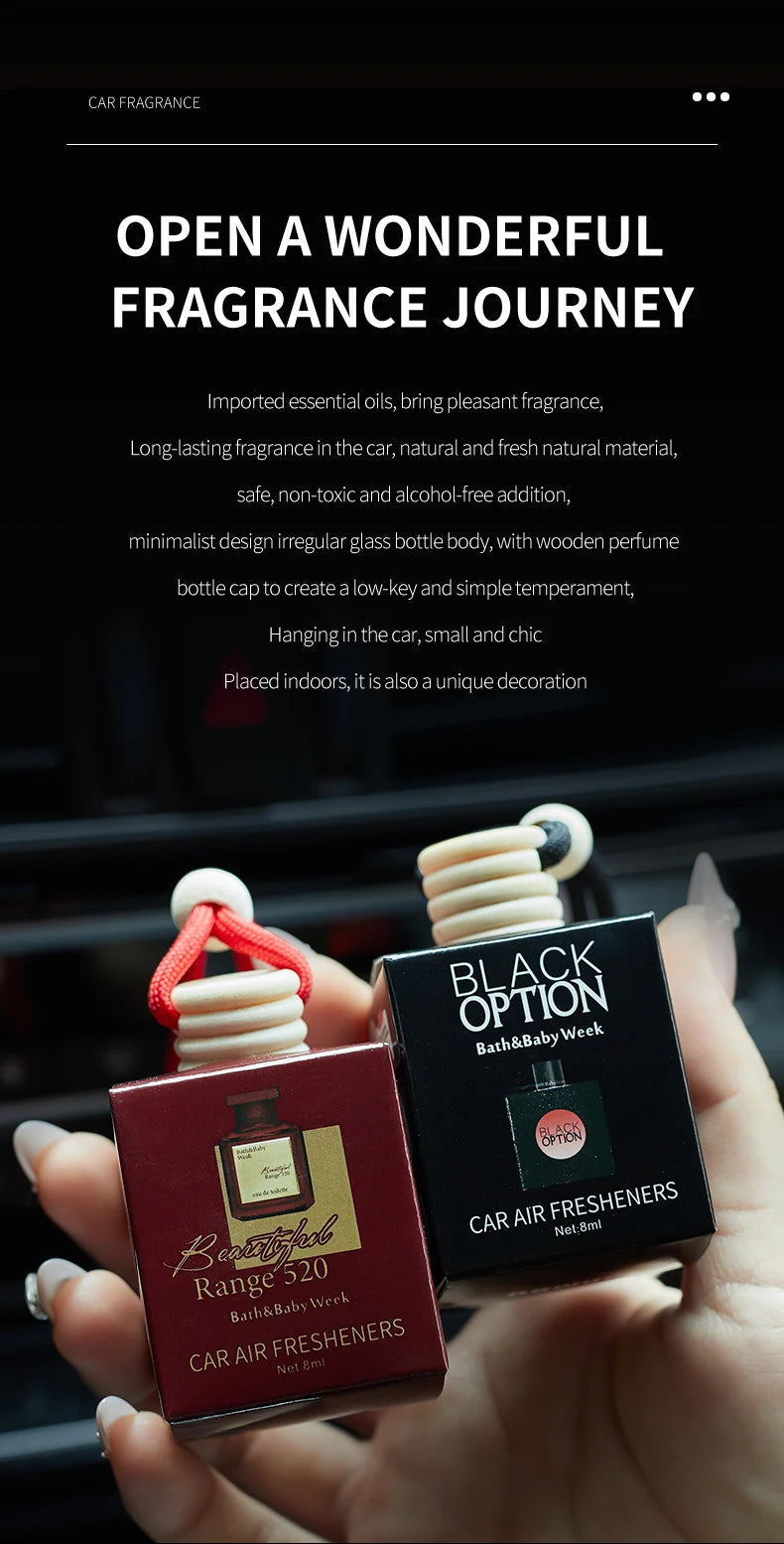 Perfume Perfume para coche, una fragancia para automóvil utilizada para accesorios de interior de automóvil, un ambientador para automóvil a largo plazo, mantiene encantadora y fresca