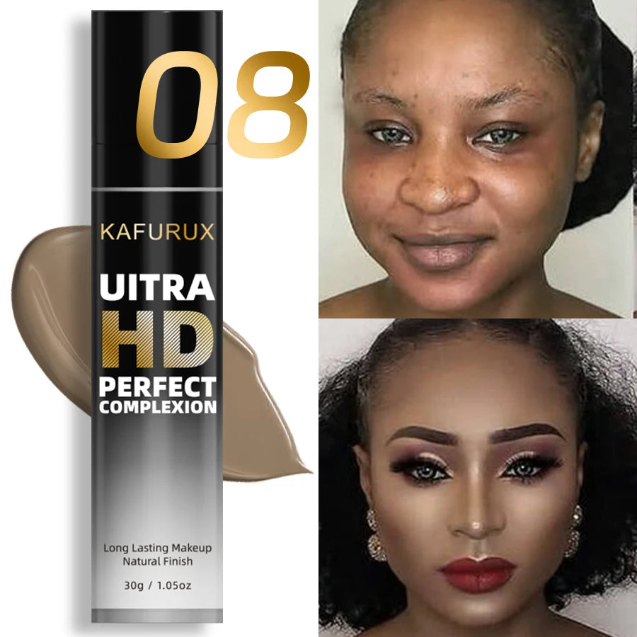 Crema de Base facial de 8 colores, Control de aceite, crema BB Natural resistente al agua, corrector duradero, líquido, cobertura completa, Base mate, maquillaje