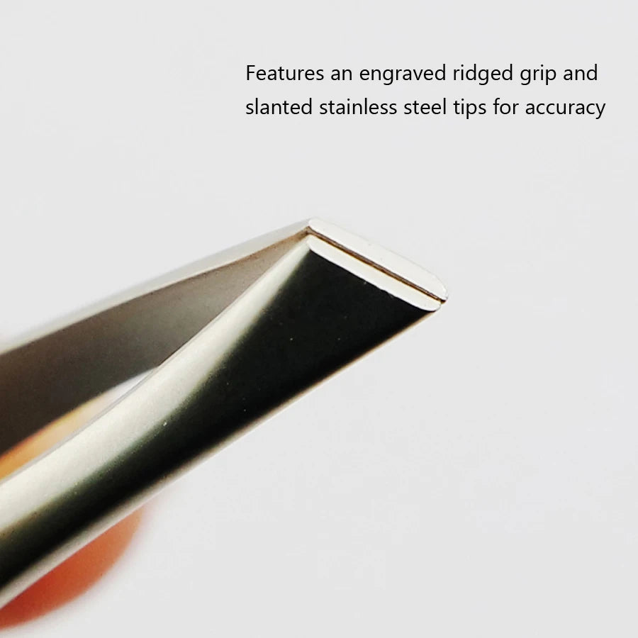 Pinzas para cejas con luz LED, herramienta de belleza precisa y iluminada para dar forma a las cejas