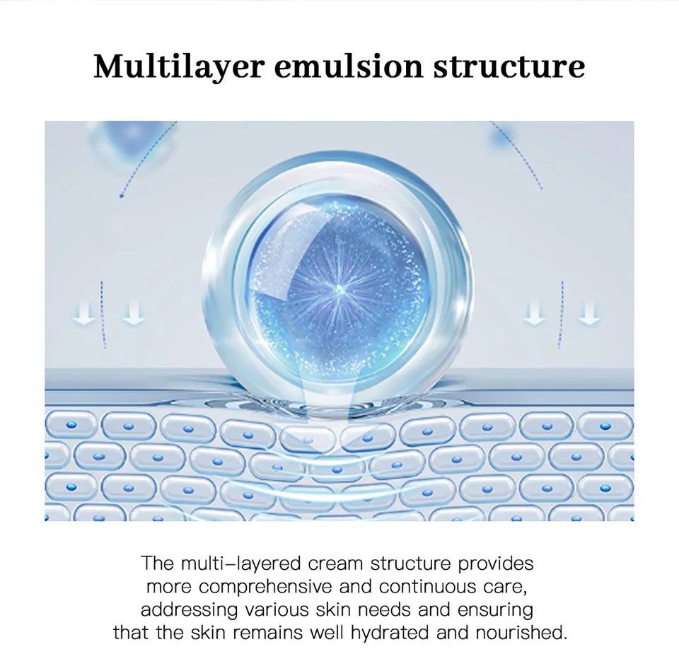 345 Crema para aliviar las imperfecciones hidratantes Nutre la piel y proporcionar el cuidado calmante Resultado en una solución para el cuidado de la piel bien redondeada