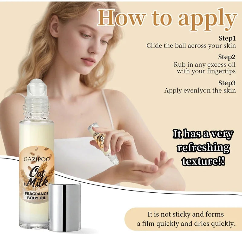 Perfume De aceite esencial Roll-on Gourmet, vainilla, coco, palomitas De maíz, leche, galletas, crema, melocotón, avena, almendra, agua fresca De Toilette, 10ml